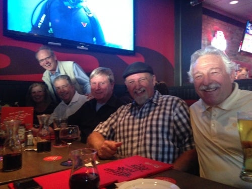 Vince Dibacco, Al Sant, Ken Ogilvie, Ken Thompson, Eric Brown and Joanne Thompson.