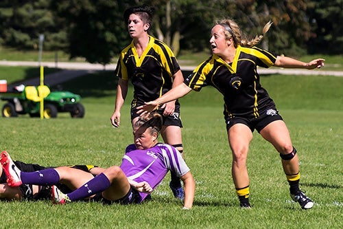women's rugby game