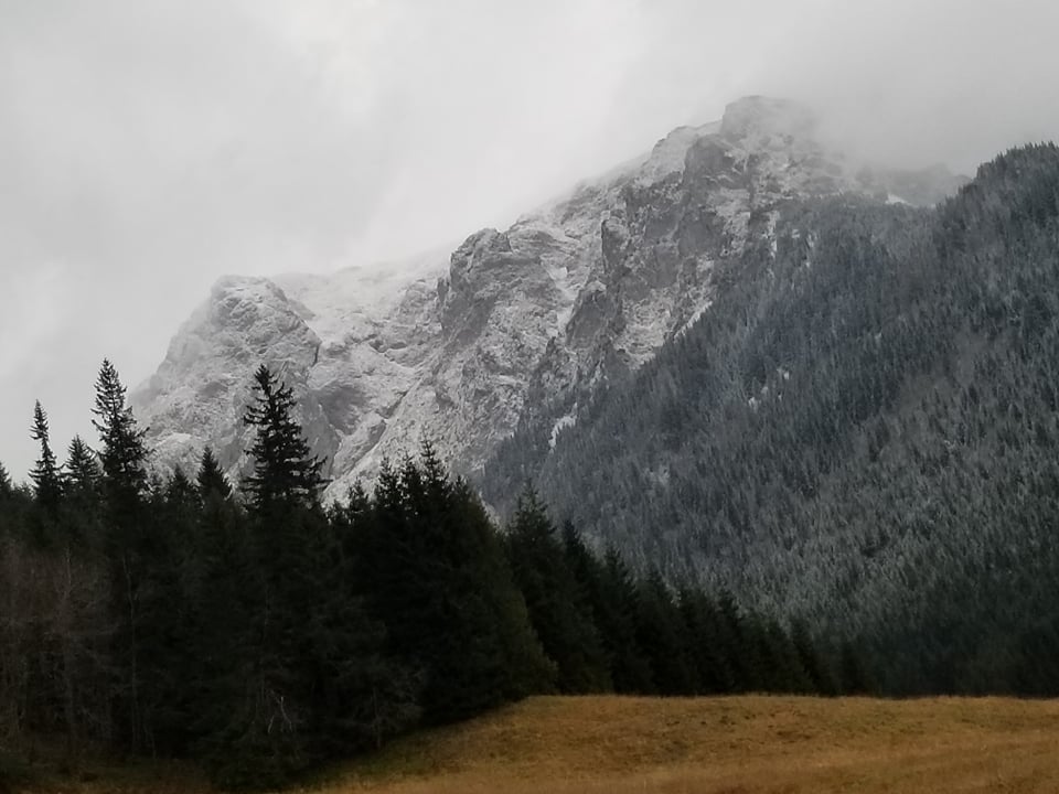 Mountainous valley