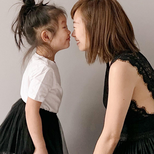 Sarah and her daughter