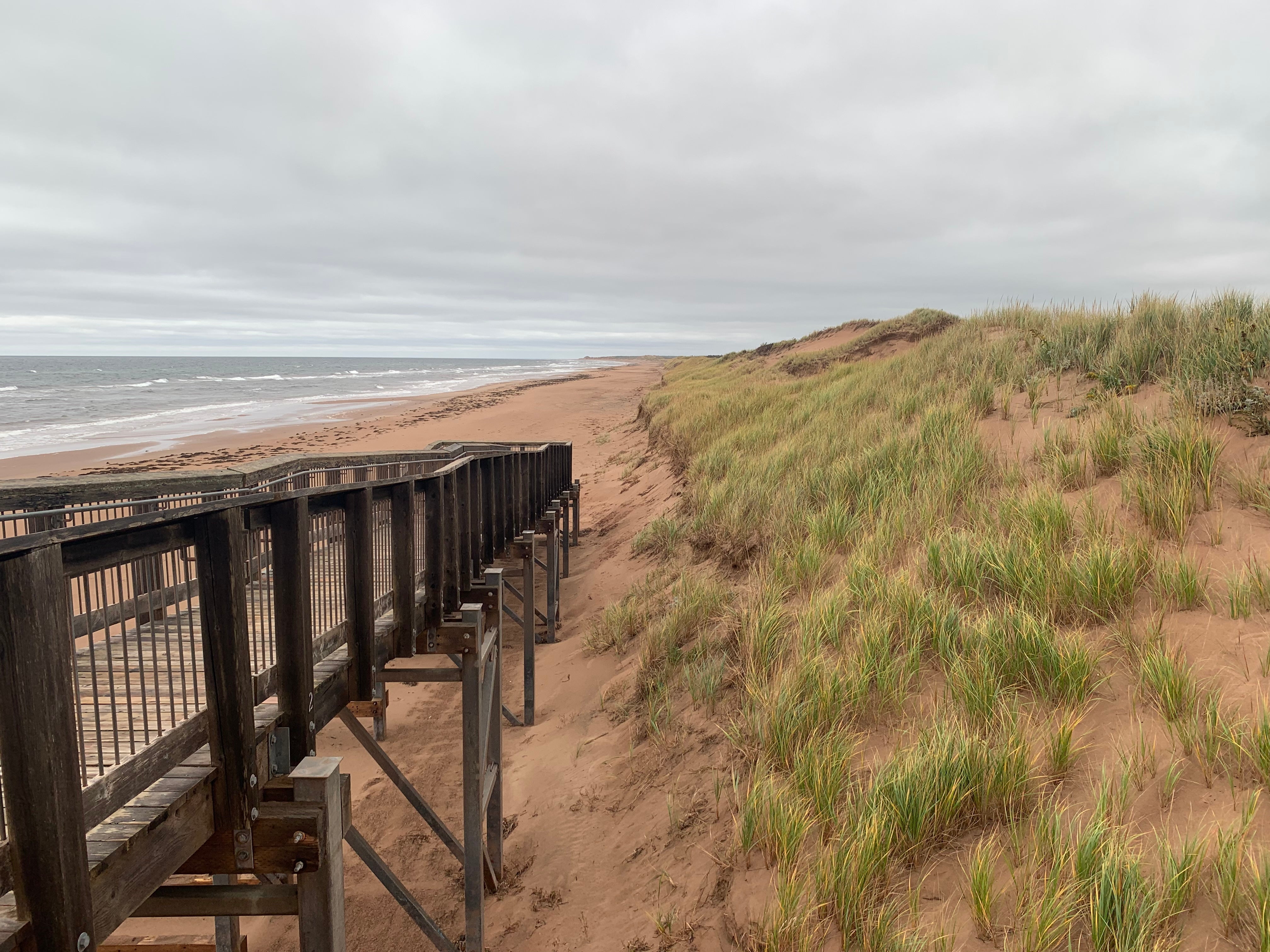 photo of Brackley Beach, P.E.I. before hurricane Fiona hit.