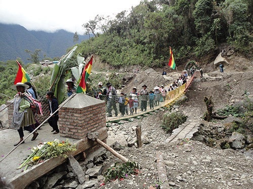 The bridge project in Totolima