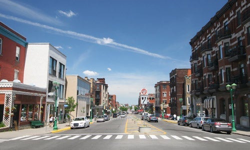 smalltown streetscape