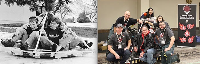 "Circle of Death" Team 1998 (left) vs. 2018 (right)