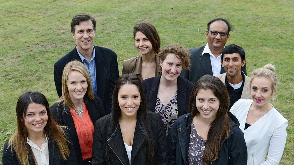 Group photo of students and professors attending this year's conference