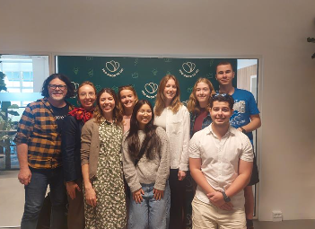 Danielle Juneau and Knowledge Integration students.