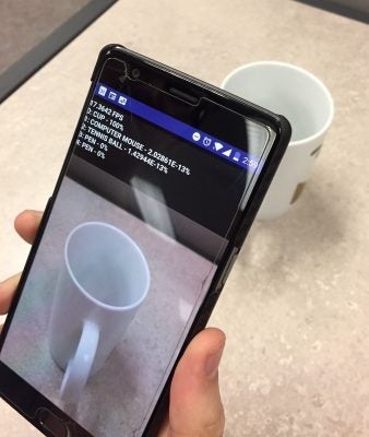 Phone with deep learning ai software