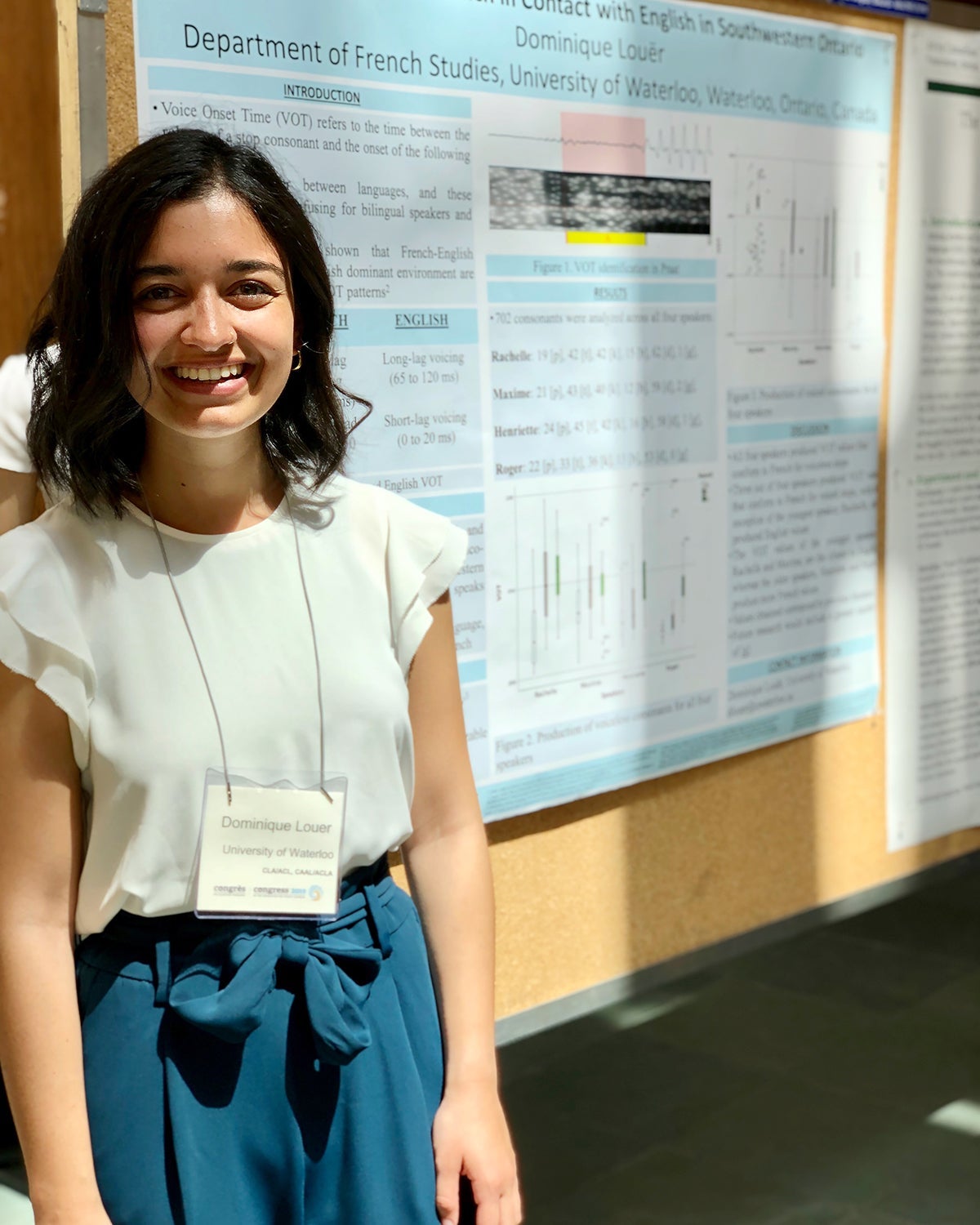 Dominique Louër presenting her research