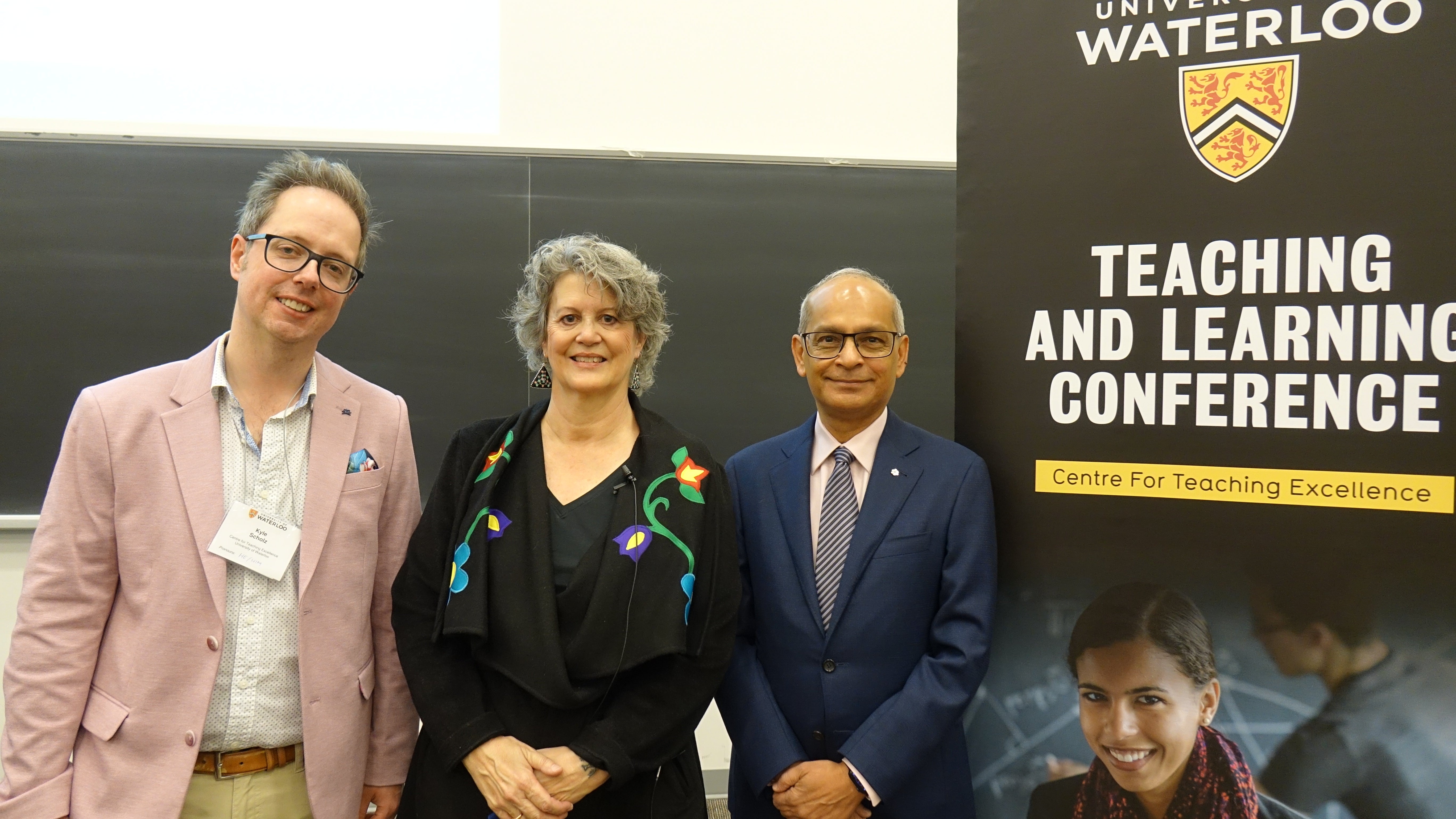 Dr. Kyle Scholz, Dr. Barbara Moktthewenkwe Wall and Dr. Vivek Goel