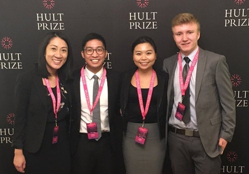 Epoch Team: Lisa Tran, Keith Choy, Jade Choy, and BETS student Ryan Schmied