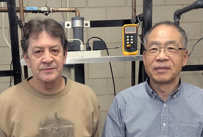 Two men in a lab