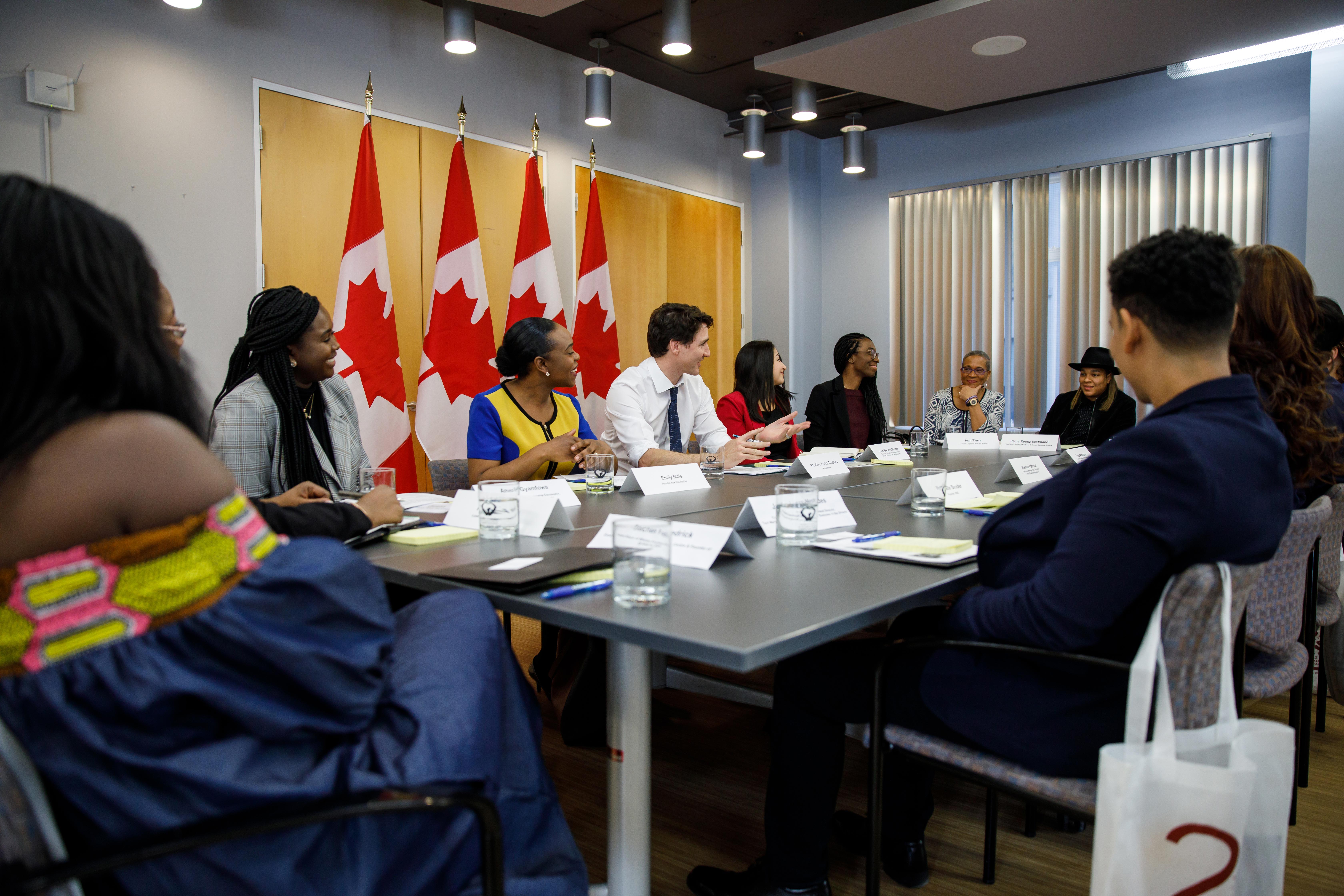 Roundtable with Prime Minister Justin Trudeau