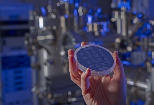 Sample quantum material from Professor Cory’s lab.