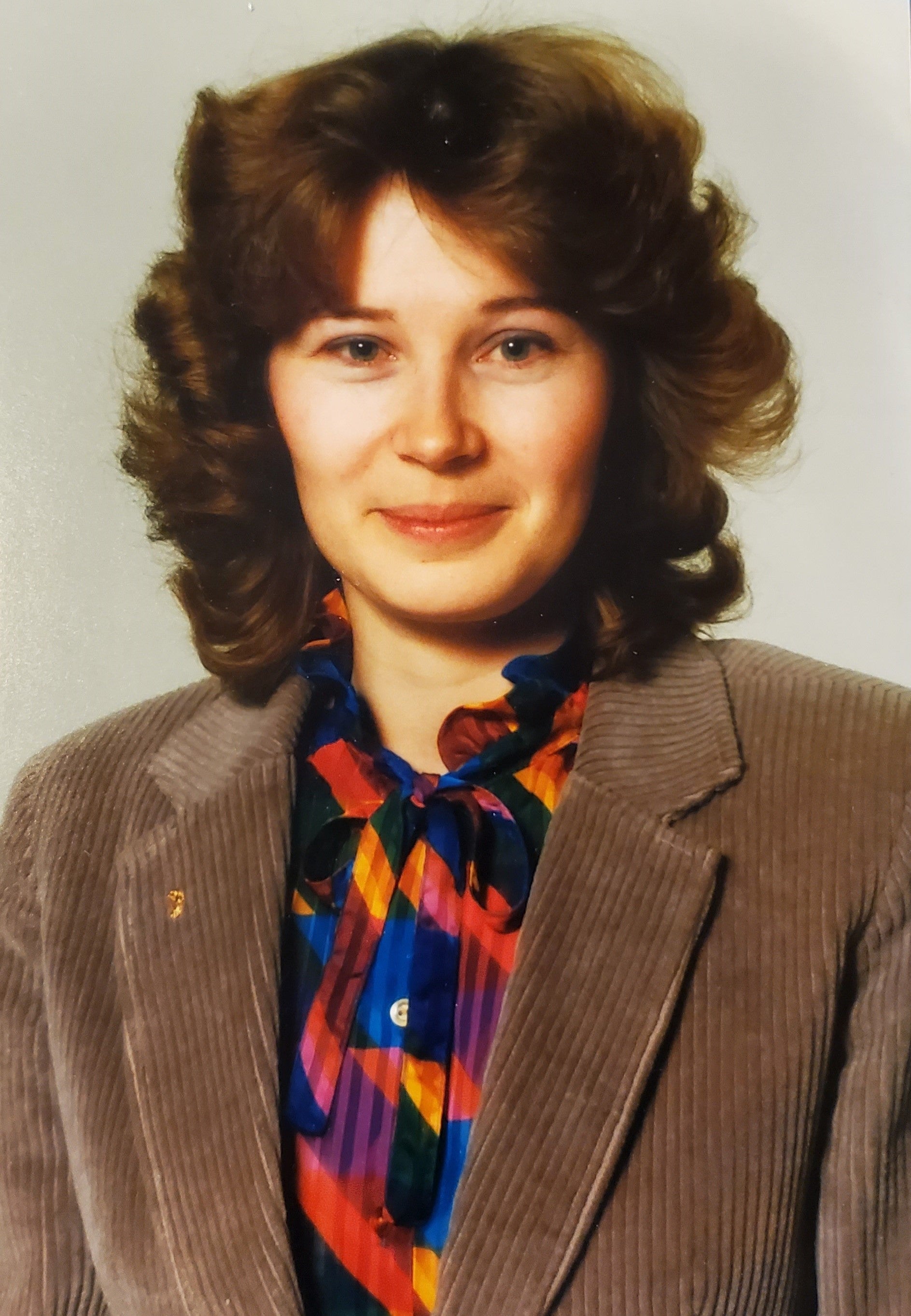 Jane Sillberg, as a student