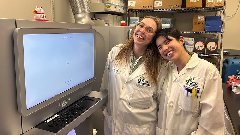 Students in a lab