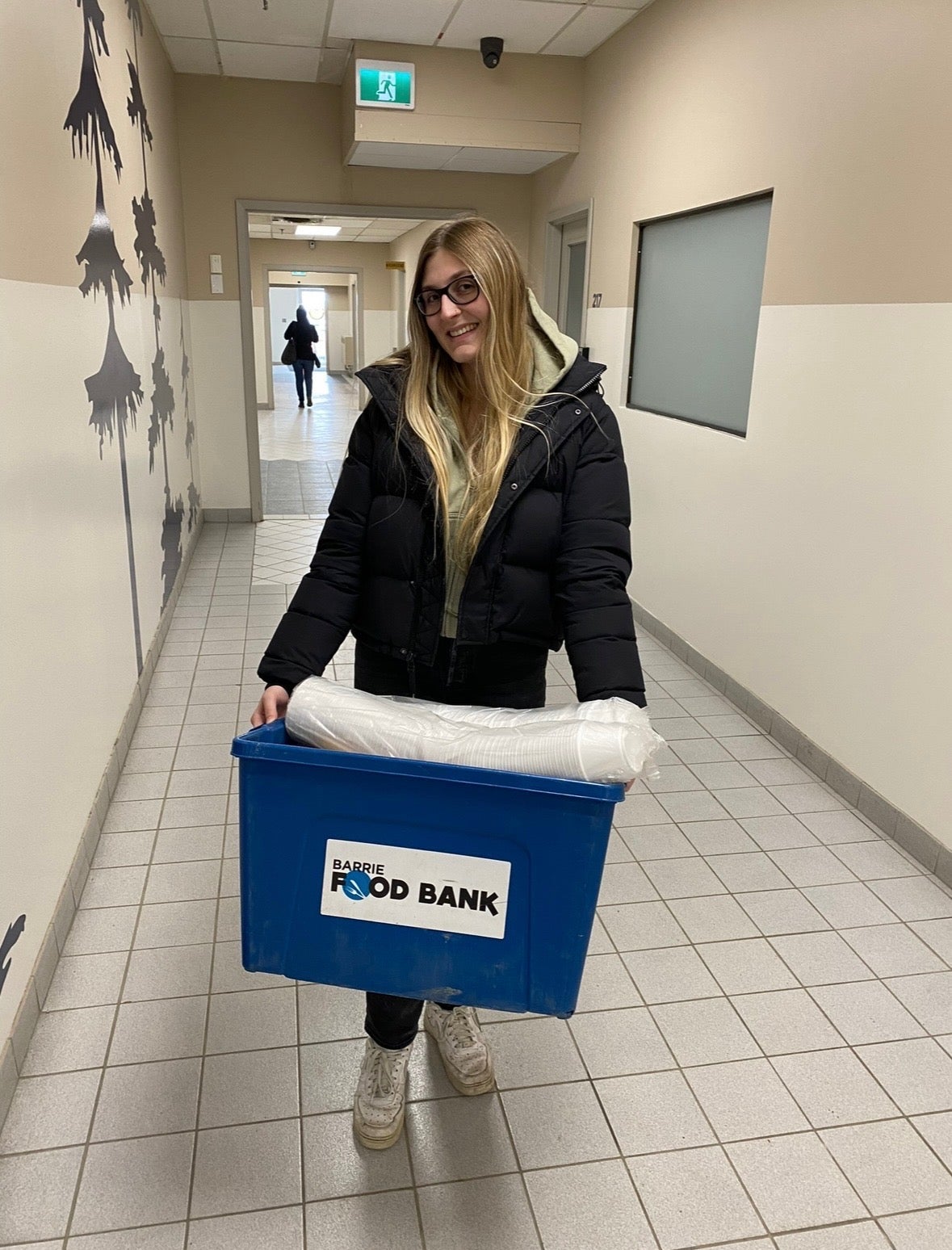 Lauryn Margarit working at the John Howard Society.