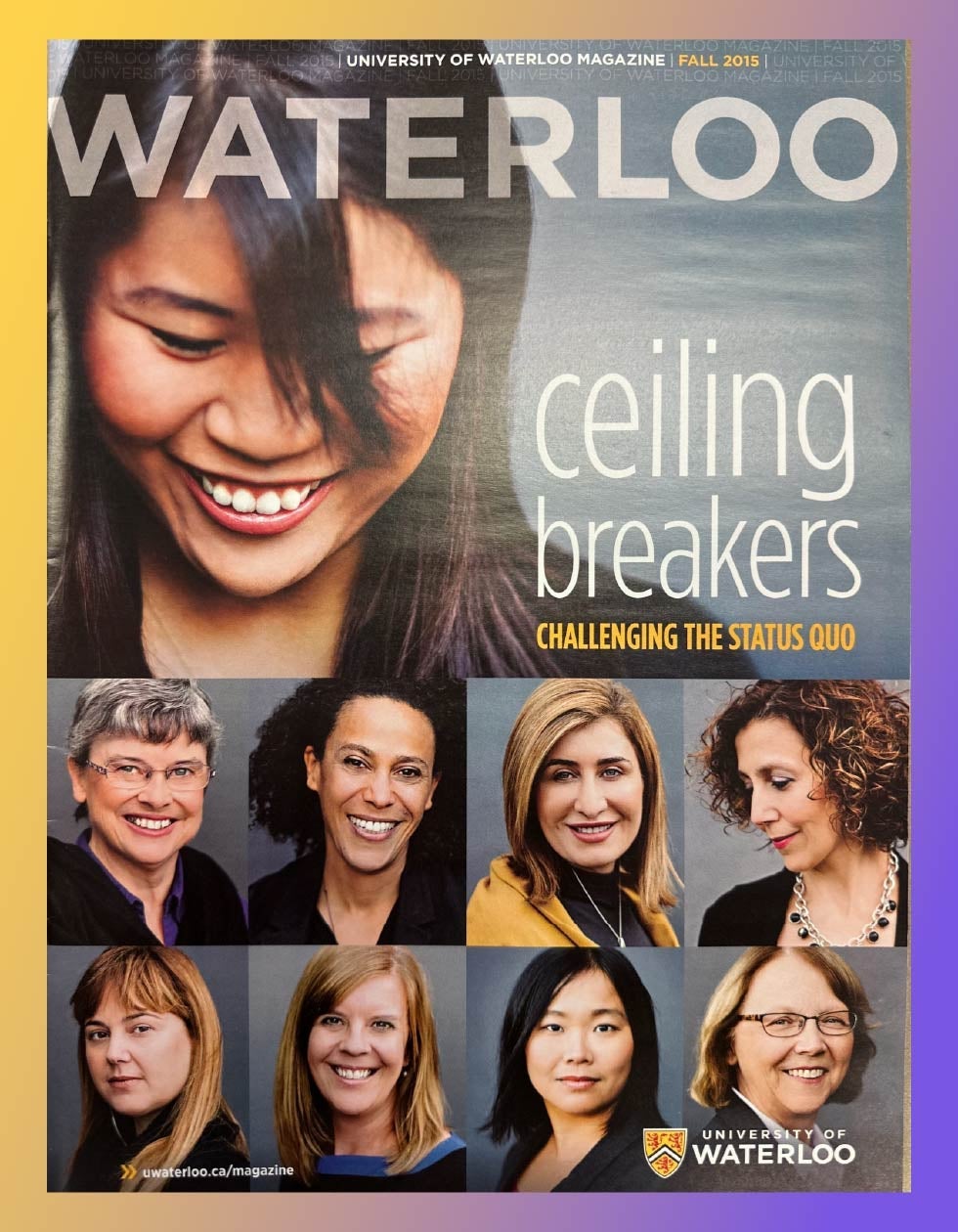 Waterloo Alumni Magazine cover