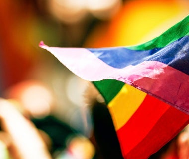 Lesbian, gay, bisexual and transgender pride flag