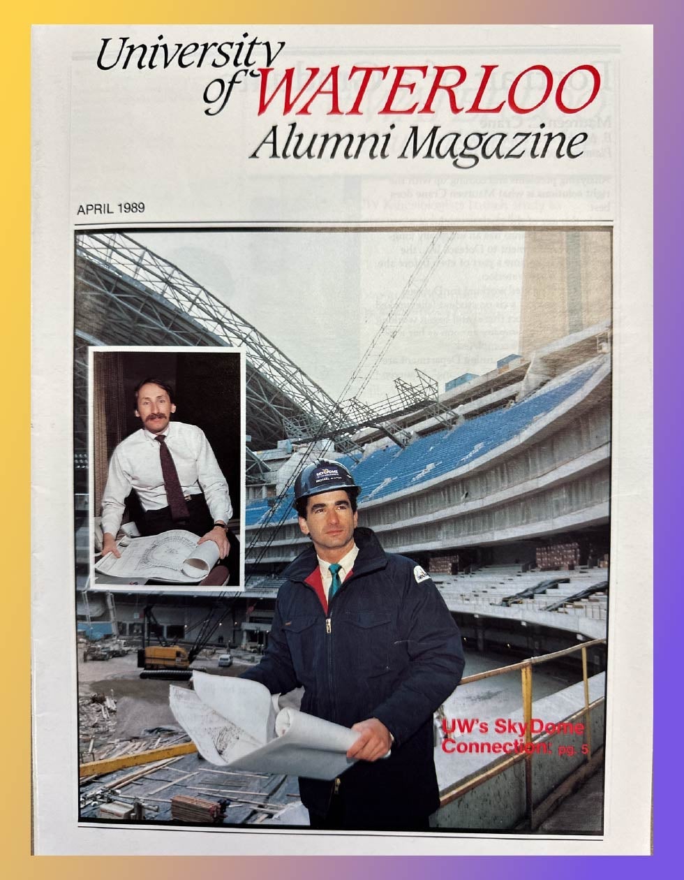 1989 Waterloo Alumni Magazine cover