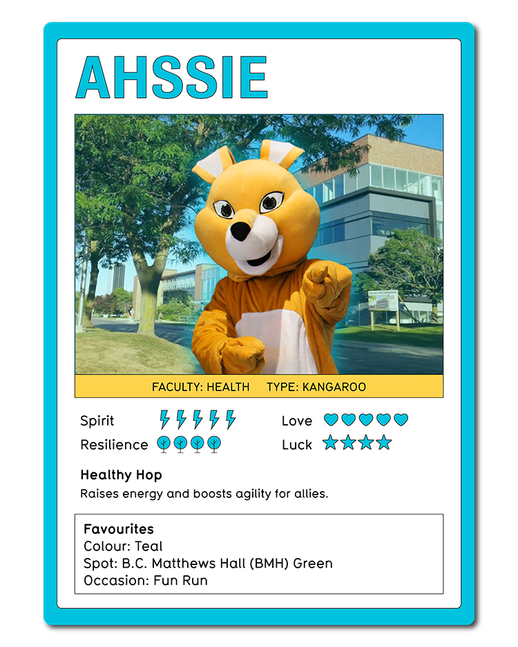 AHSSIE mascot card