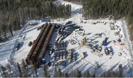 Shale gas well