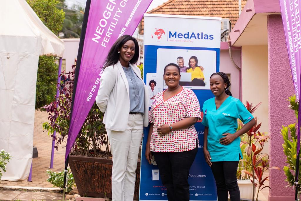 Margaret and two other team members from the fertility clinic