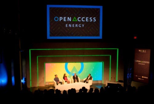 Panel members at opening session of OpenAccess Energy Summit