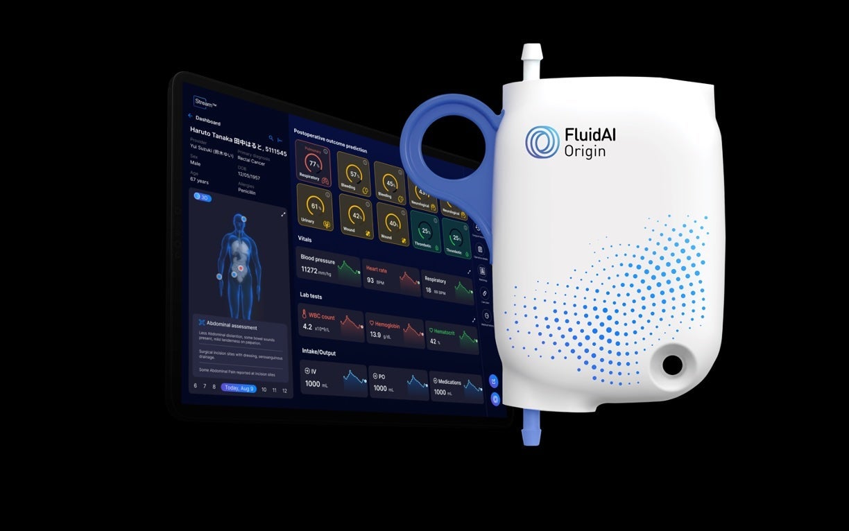 Product master shot of FluidAI technology