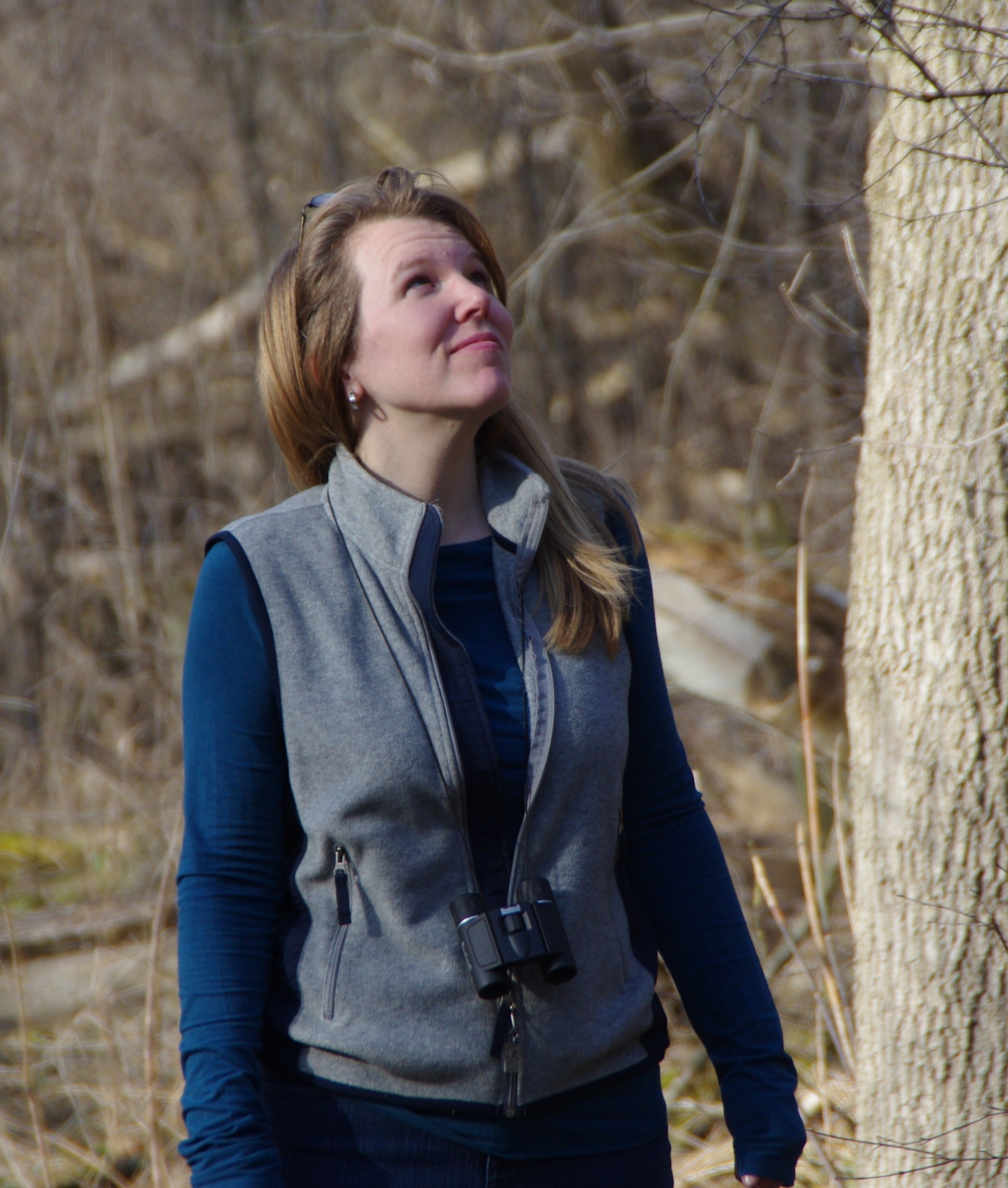 Katherine Forster on a nature walk