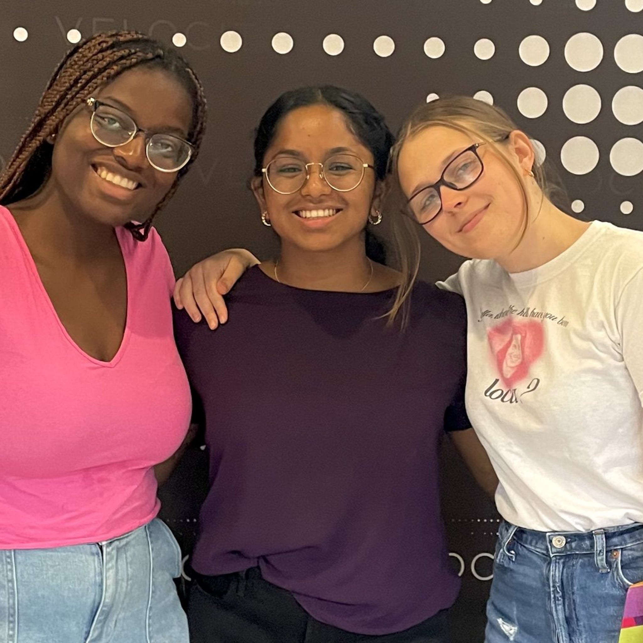 Ria Menon, Tiffany Tchigio and Nicole Soja