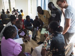 Community Health Agents in workshop