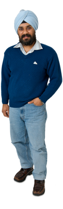 Full Portrait of Simarjeet Saini