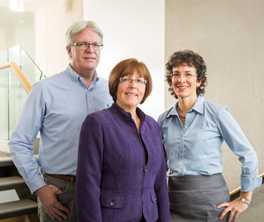 Bryan Smale, Linda McKessork and Margo Hilbrecht