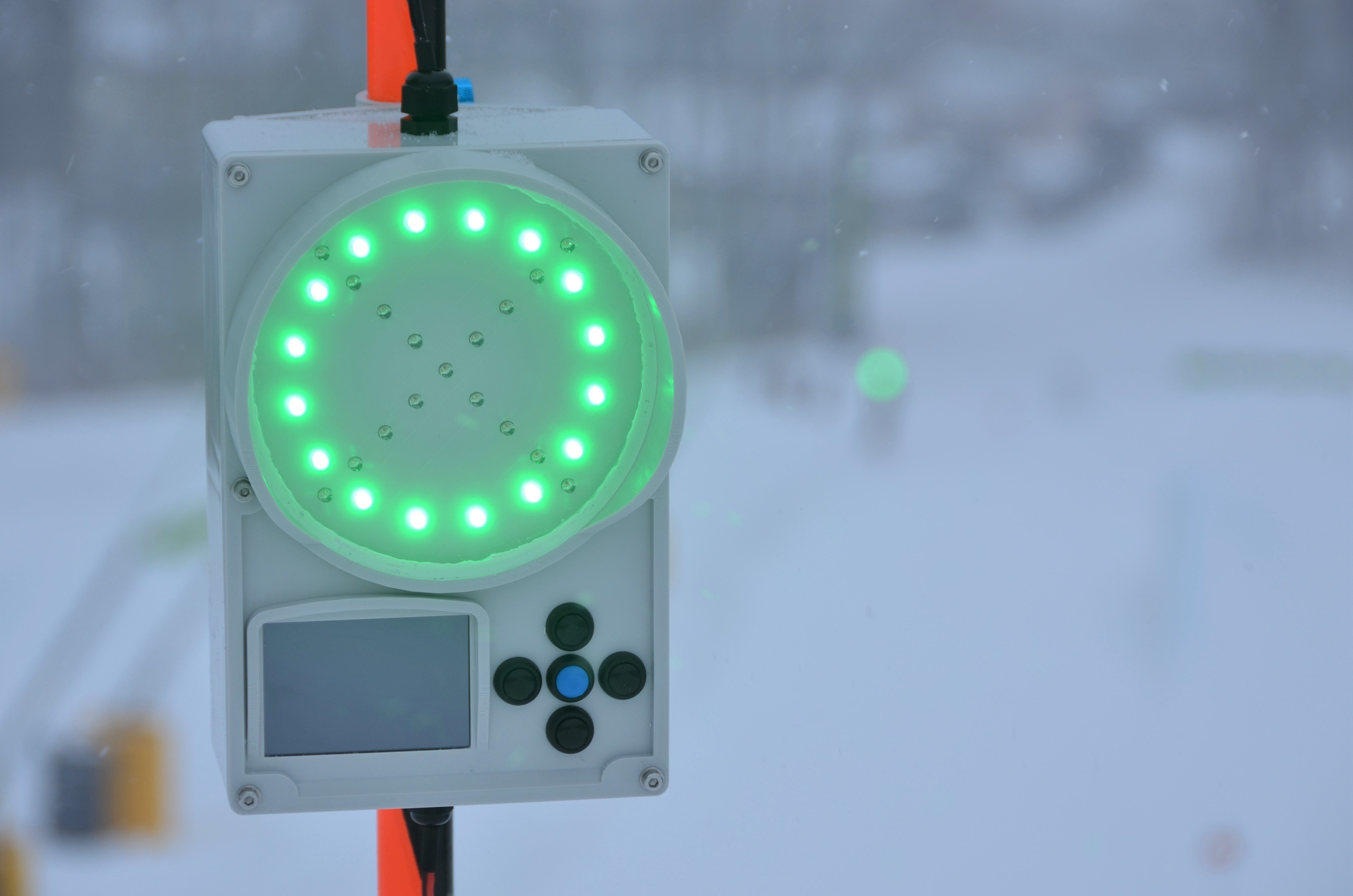 The sign on a SmartPatrol device.
