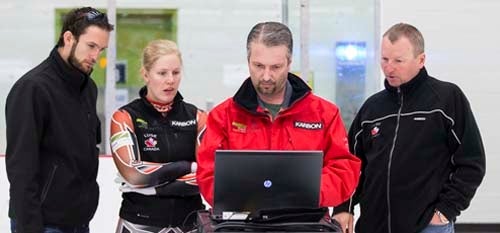 Stergiou working with Olympic luge team