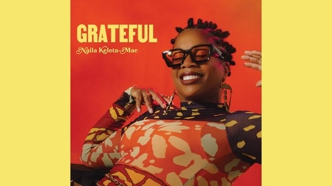 Dr. Naila Keleta-Mae on her record album cover
