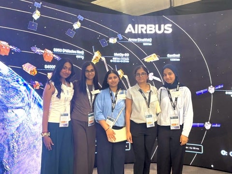 Airbus winning team of Waterloo students