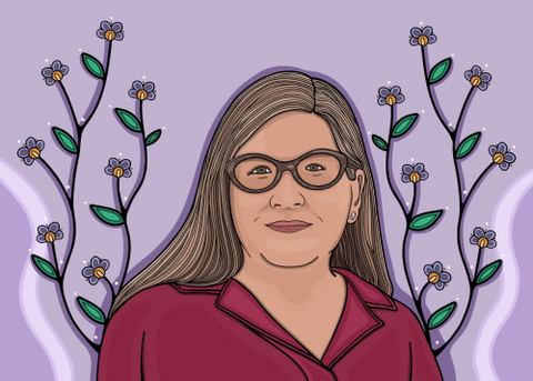 Illustration of Sarah Deer