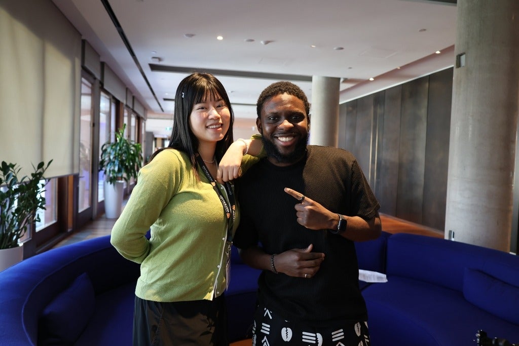 Helen Huang and Sefunmi Osinaike
