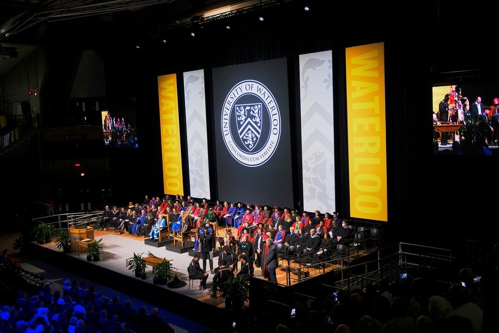Convocation ceremony stage
