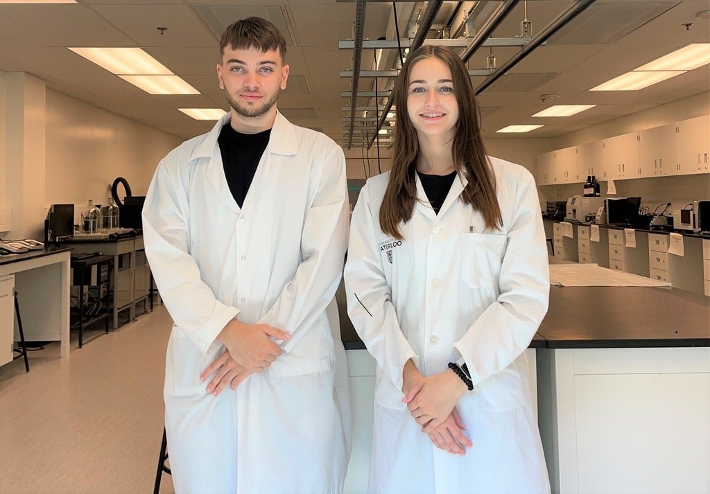 Elias Trouyet and Anneke van Heuven of AlgoBio.