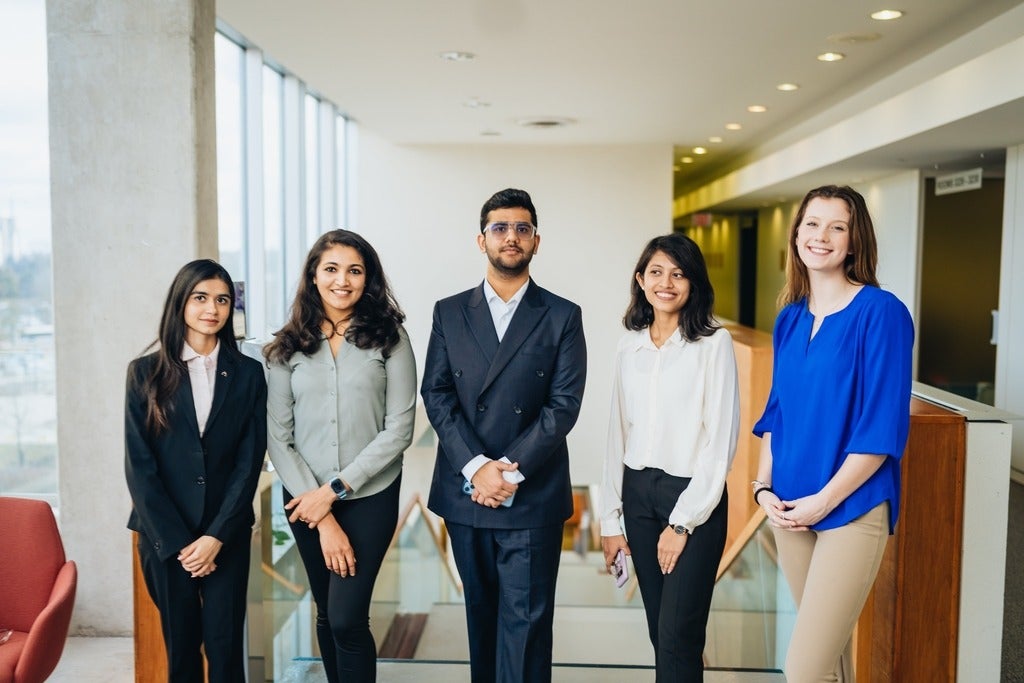 Co-op students in Tatham Centre