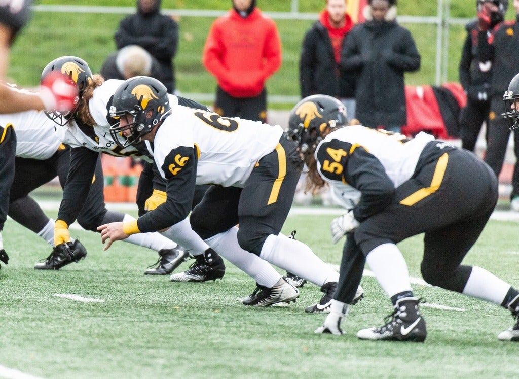 Cody Wheten on the football field