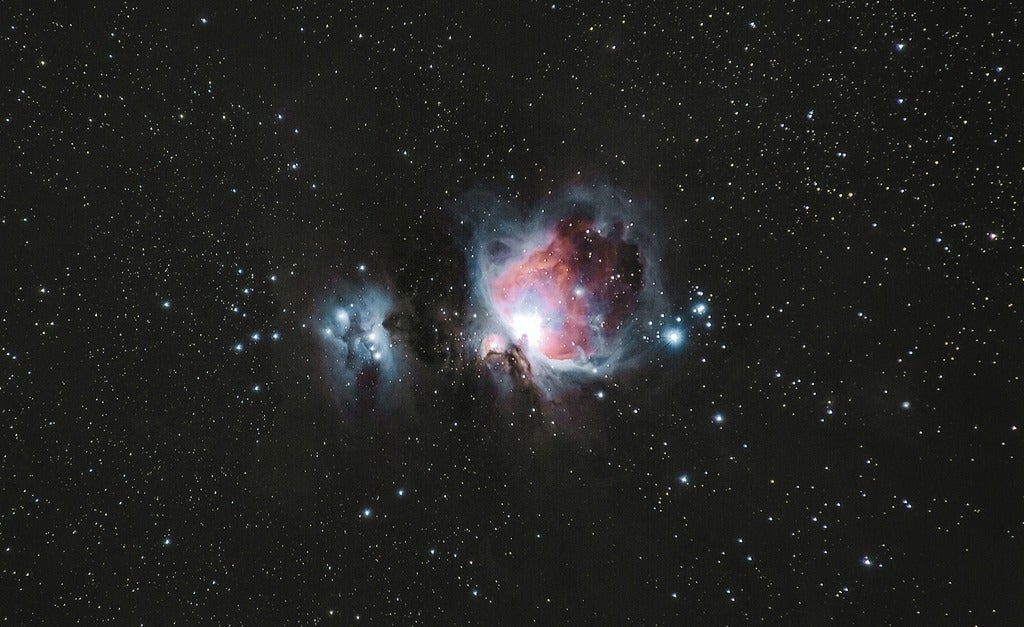 colourful view of the moon in the galaxy 
