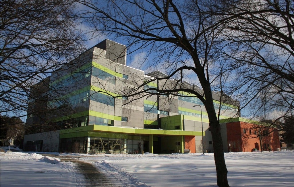 Environment 3 building covered in snow 