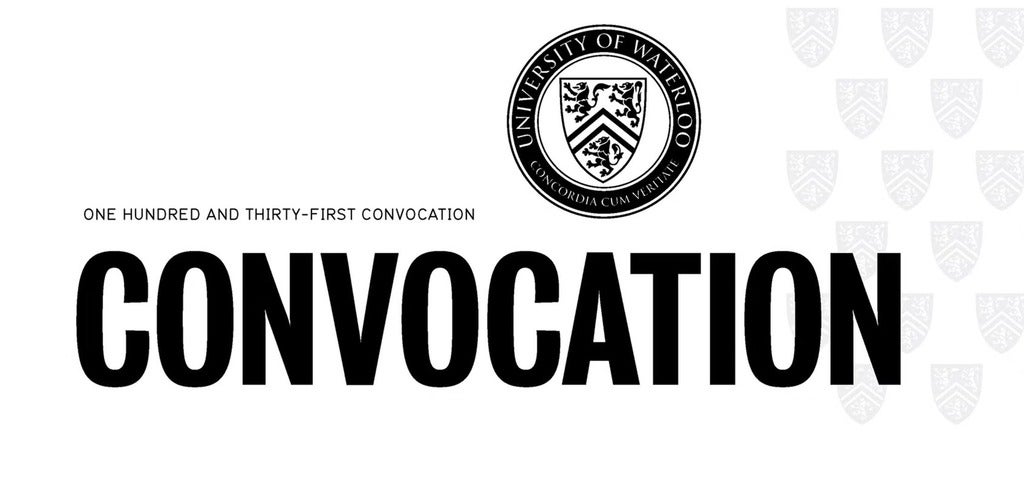 text on a white background saying CONVOCATION