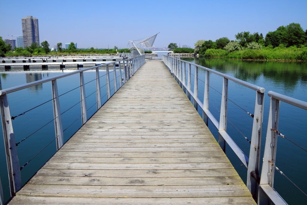 Stormwater treatment system for Lake Ontario. 