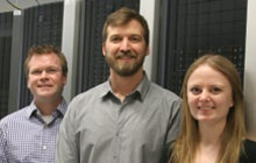 Roger Melko, David Hawthorn and Lauren Hayward