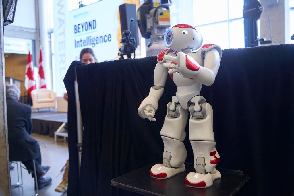 Nao robot at UW AI launch