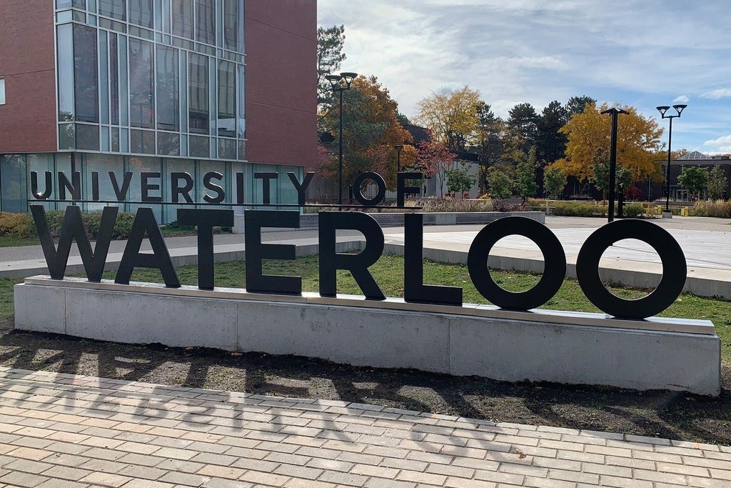 University of Waterloo sign 